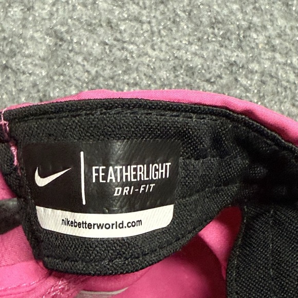 Nike Hat Cap 7 Panel Pink Mesh Dri Fit Running Tennis Cycling Featherlight main image 5